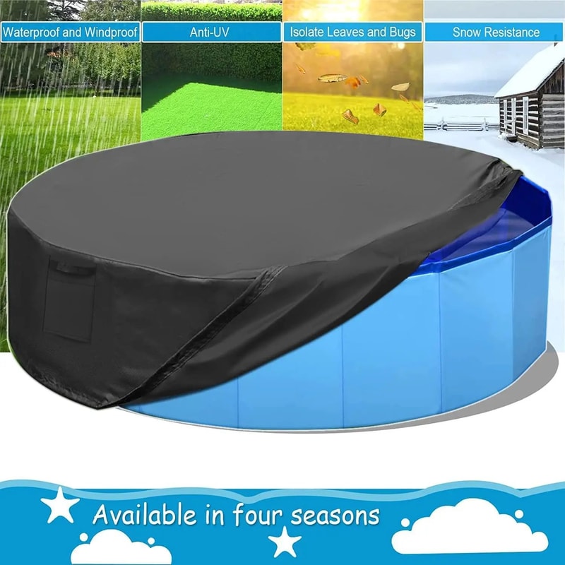 Portable Dog Swimming Pool Bath Tub 8