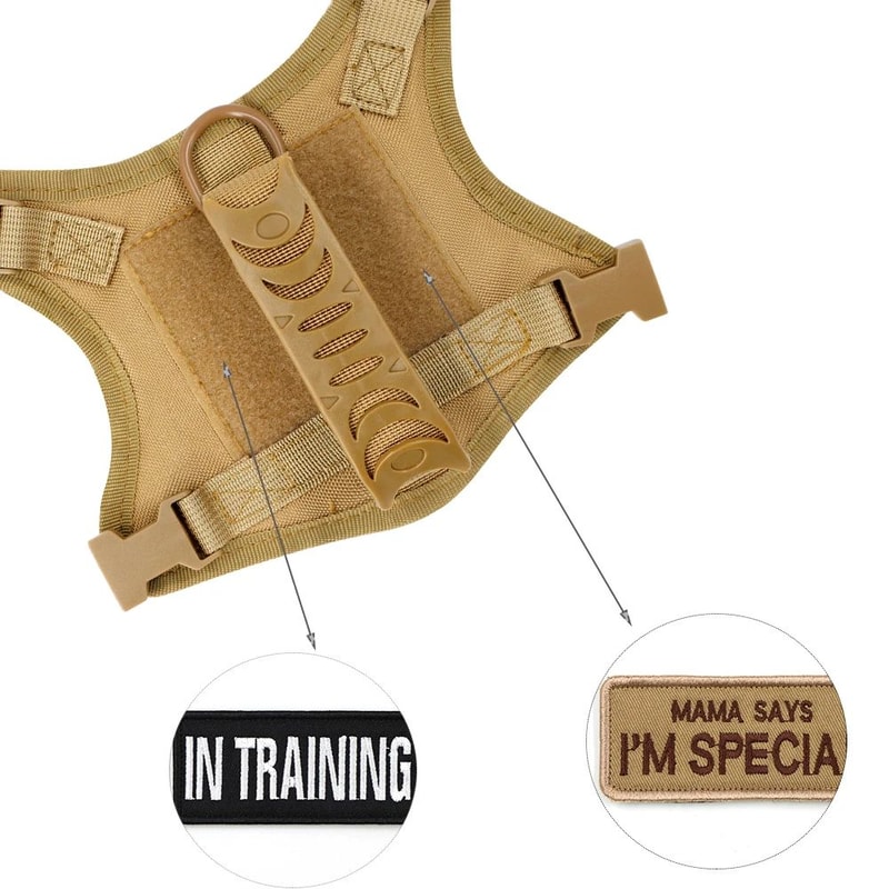 Tactical Puppy Harness And Leash Set 13