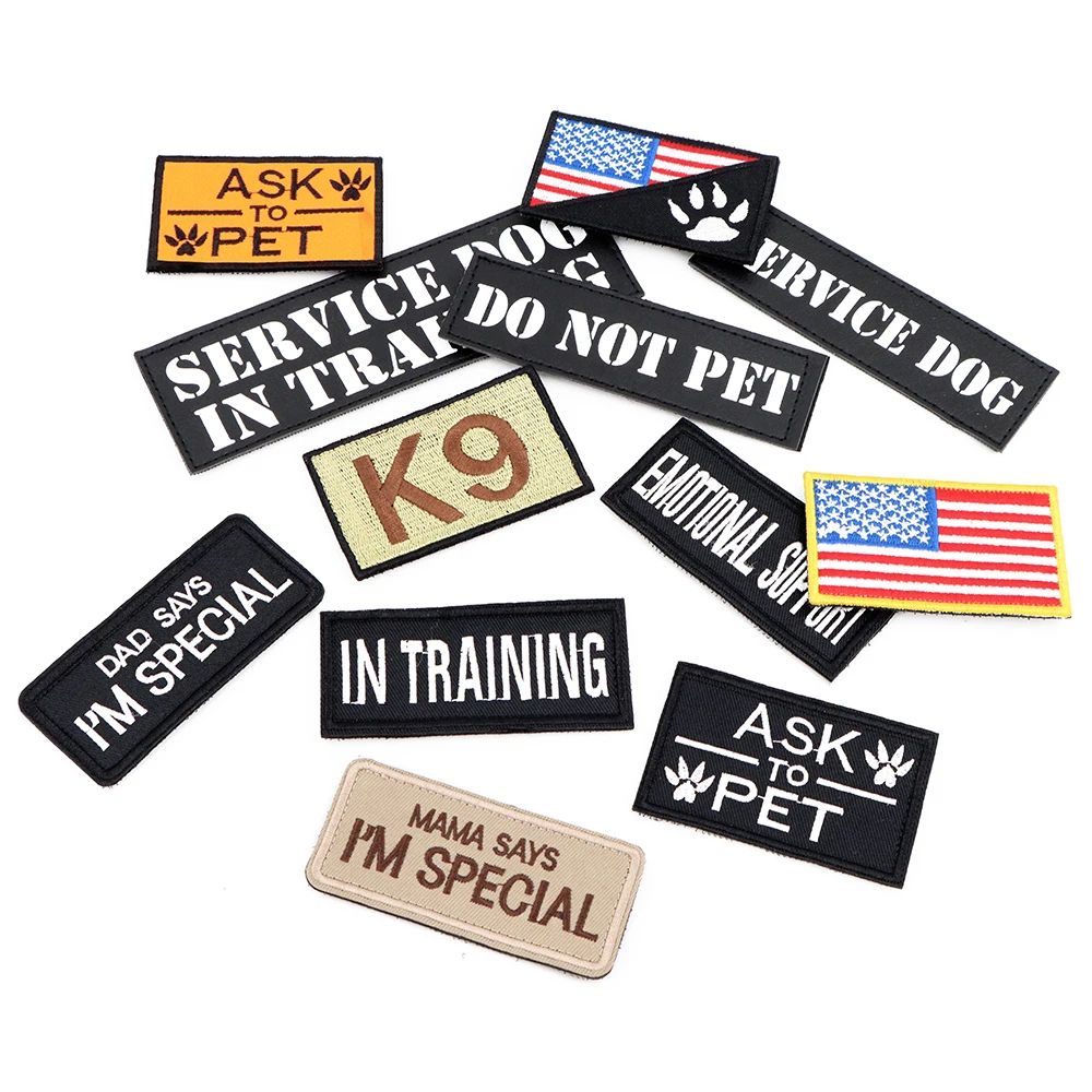 12 Pcs Tactical Dog Patch Set Bundle 2