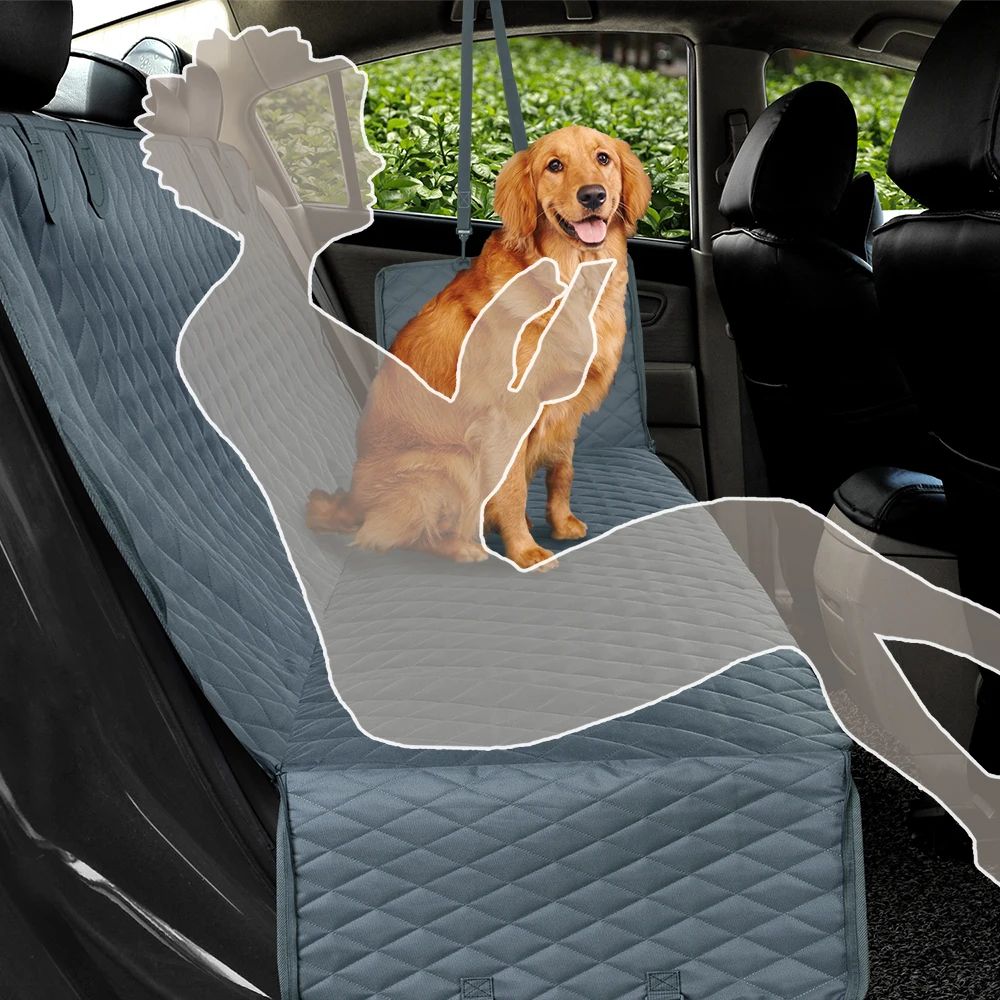 Waterproof Dog Back Seat Hammock Cover 7