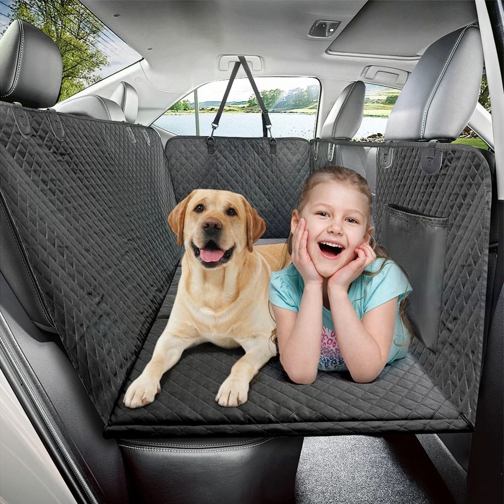Dog Back Seat Extender Hammock Cover 1