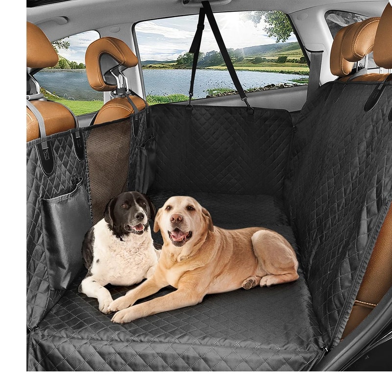 Dog Back Seat Extender Hammock Cover 2