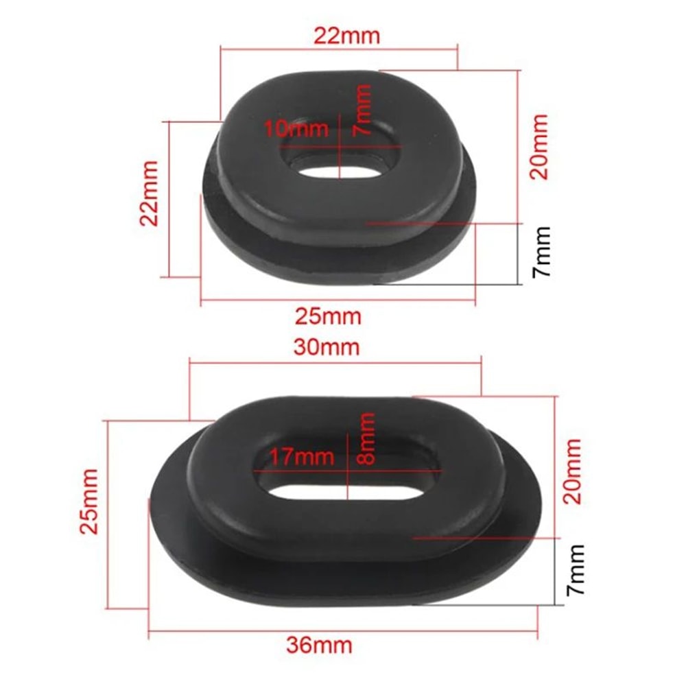 Motorcycle Fairing Rubber Grommet Set 5