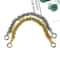 Irregular Metal Handbag Chain Handle Strap 3