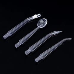 4-piece replaceable oral irrigator dental flosser nozzles
