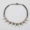 Bohemian Woven Wolf Tooth Necklace 0