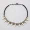 Bohemian Woven Wolf Tooth Necklace 0