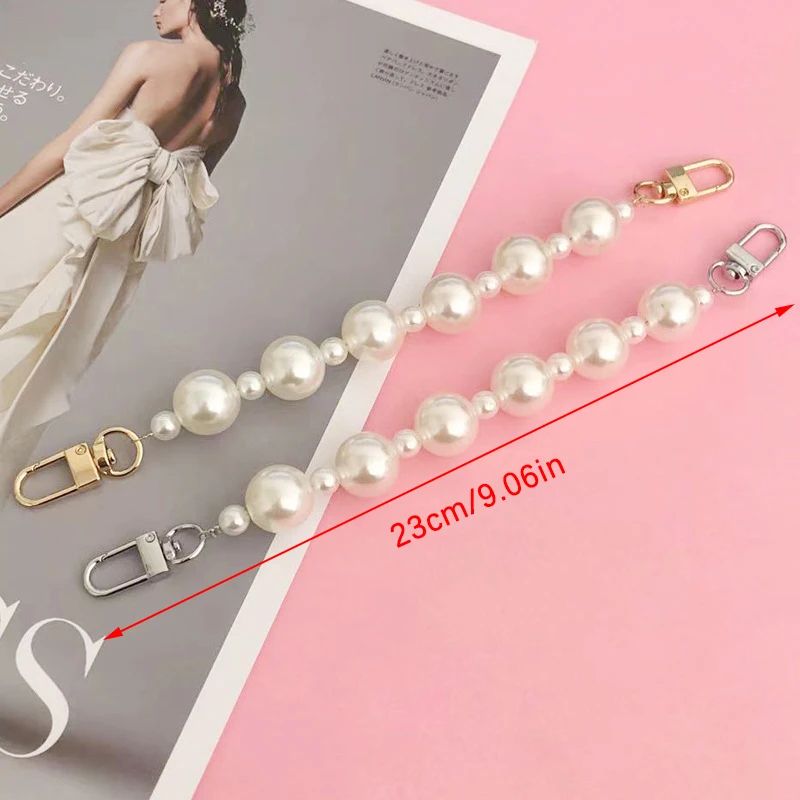 Pearl Decorative Bag Chain Strap 5