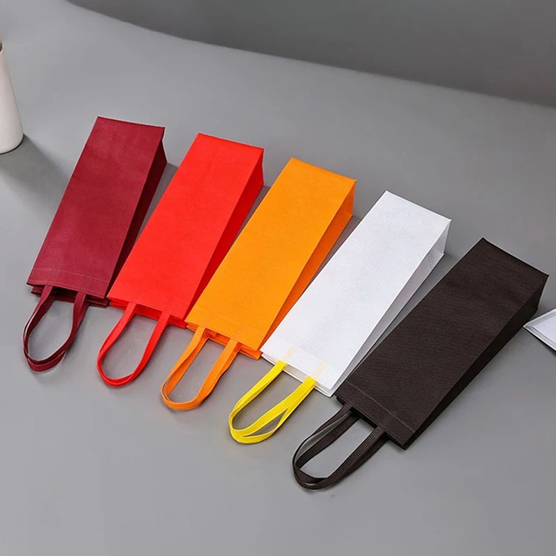 Waterproof NonWoven Wine Bottle Gift Bag 2
