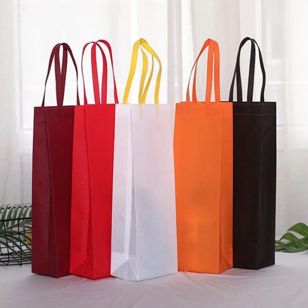 Waterproof NonWoven Wine Bottle Gift Bag 3