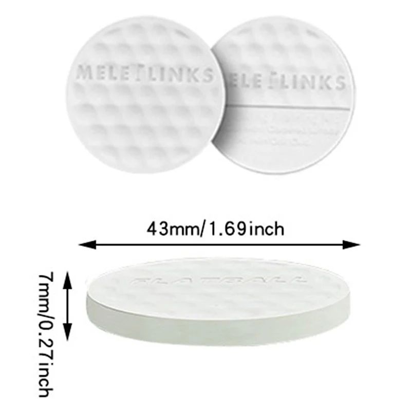 Portable Flat Practice Golf Balls 5