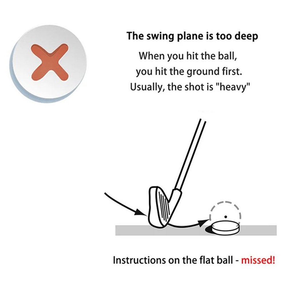 Portable Flat Practice Golf Balls 7