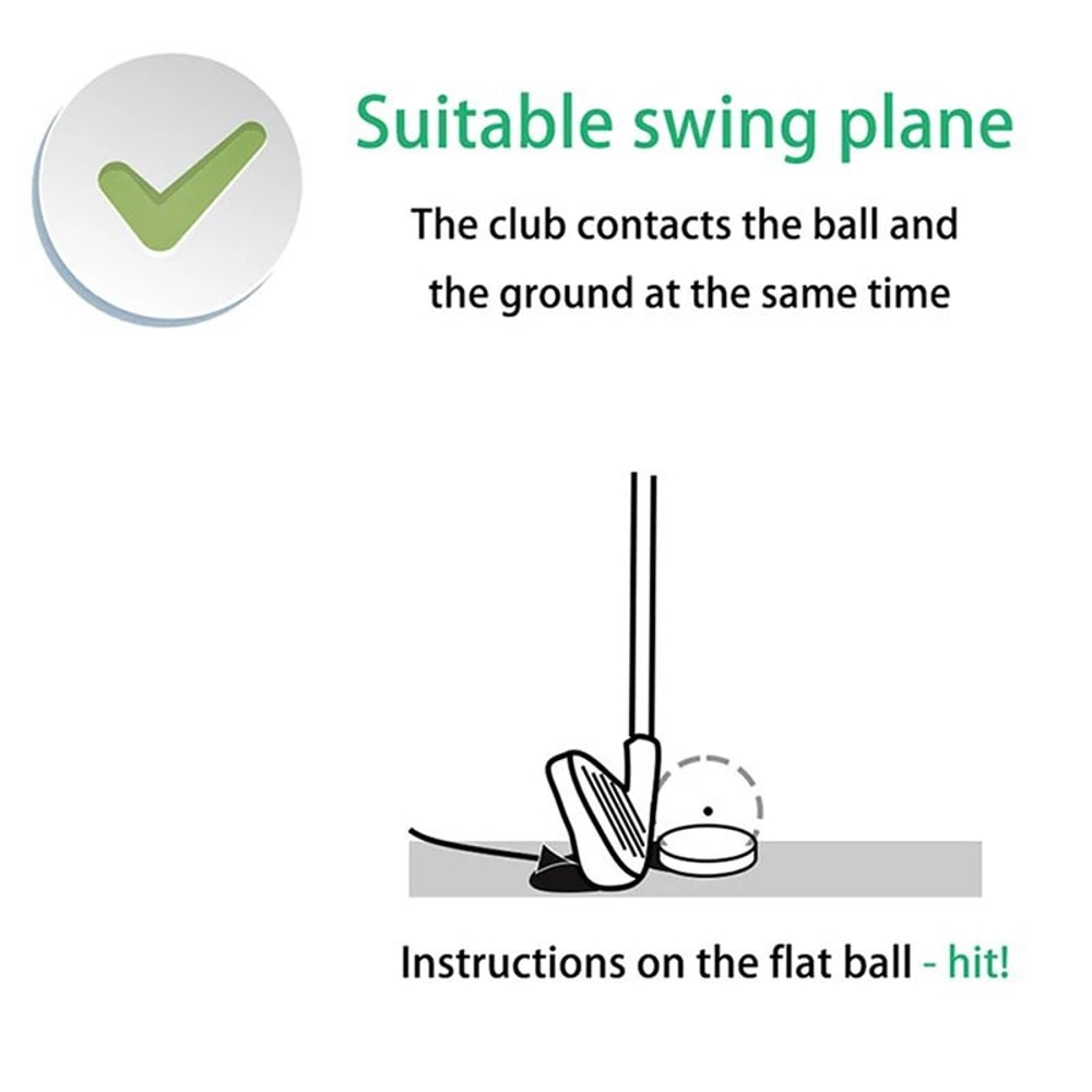 Portable Flat Practice Golf Balls 8