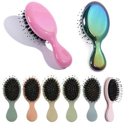 natural boar bristle oval hair brush