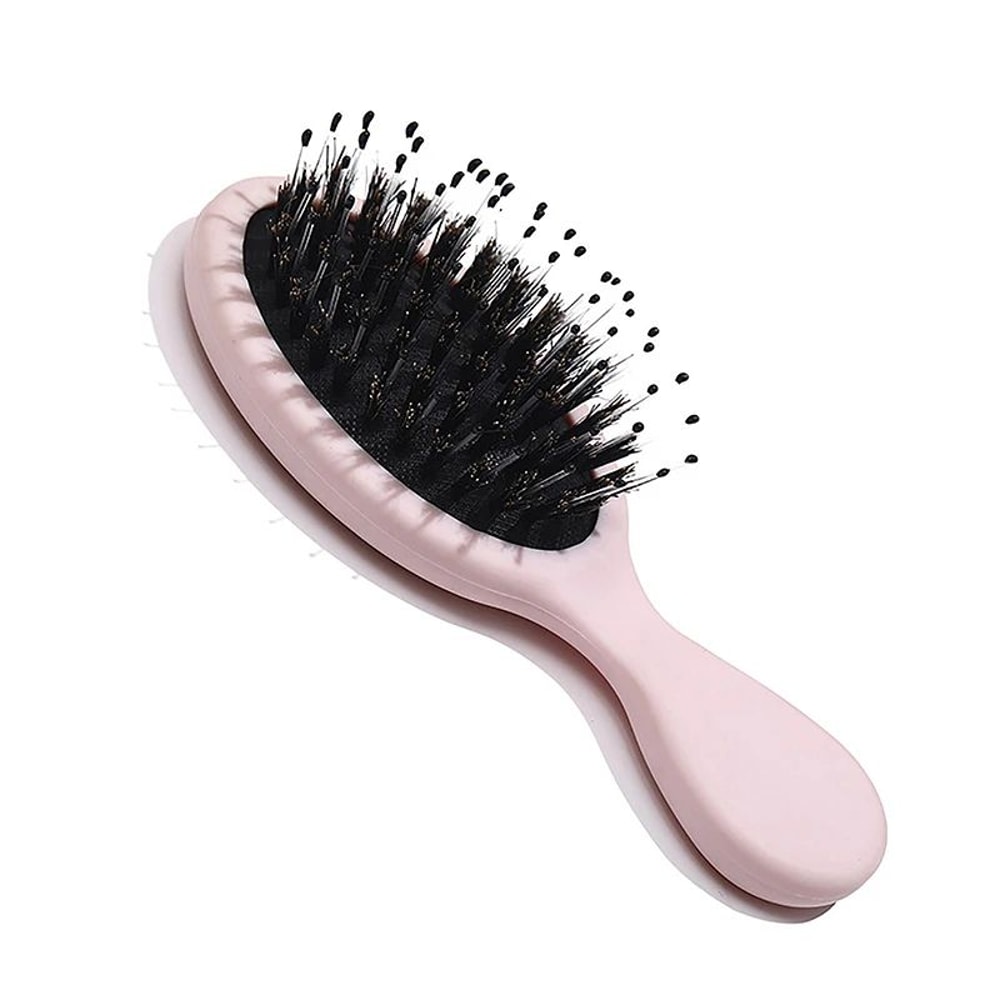 Natural Boar Bristle Oval Hair Brush 7