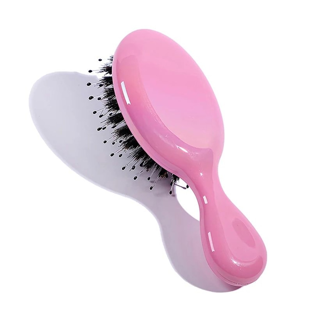 Natural Boar Bristle Oval Hair Brush 6