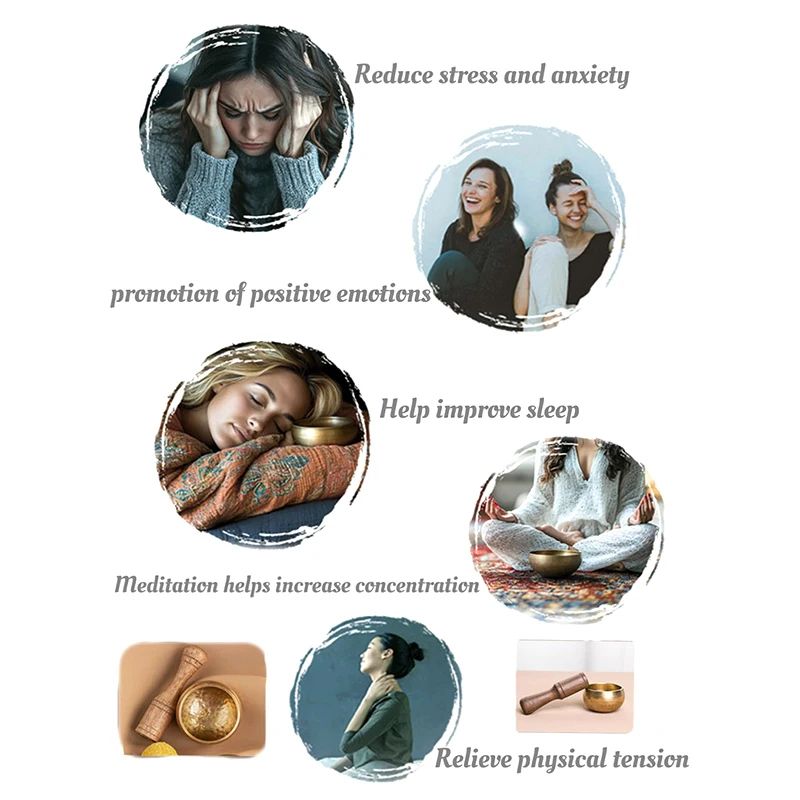 Traditional Tibetan Brass Singing Bowl For Meditation 3