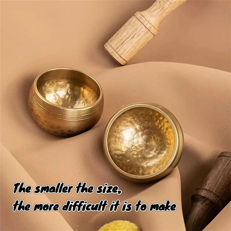 Traditional Tibetan Brass Singing Bowl For Meditation 4
