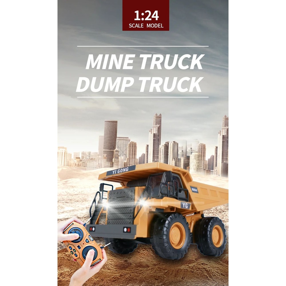 1 20 Remote Control RC Excavator Dumper Truck 13