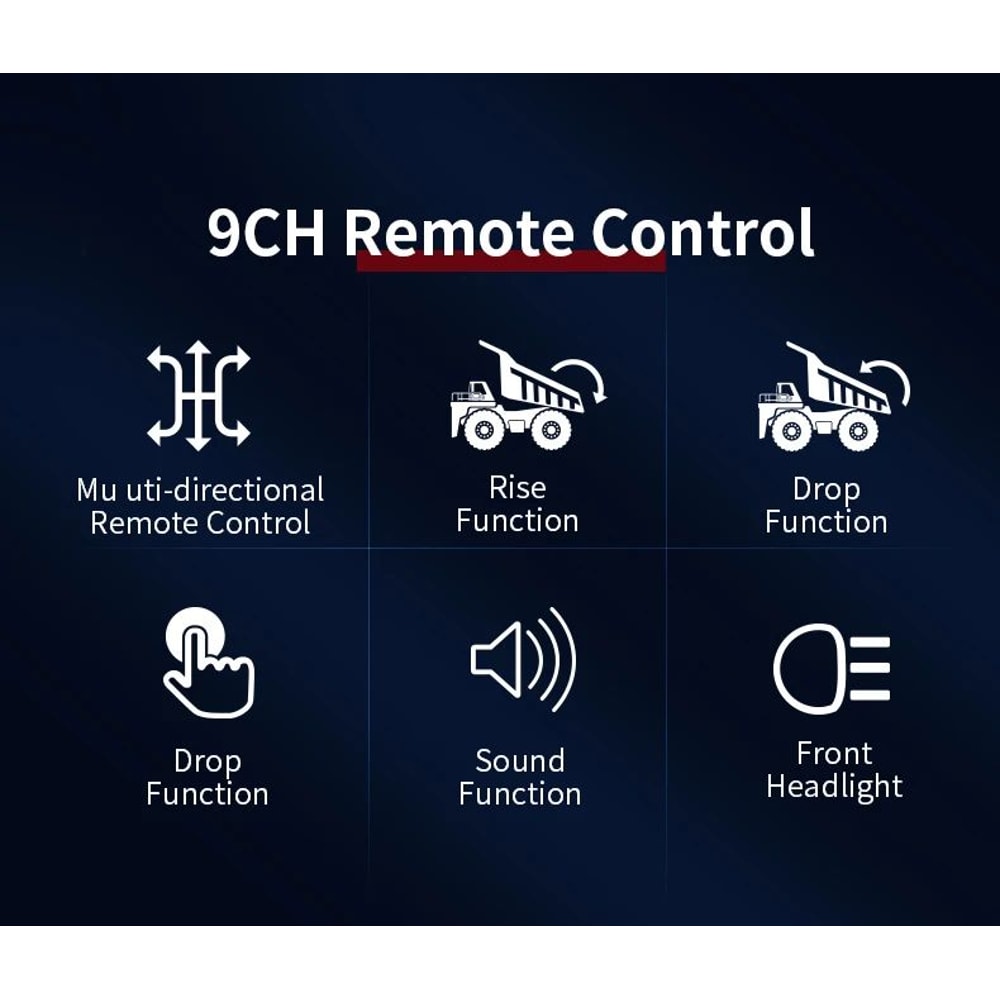 1 20 Remote Control RC Excavator Dumper Truck 14