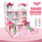 3D DIY Dream Princess Castle Villa Doll House 3