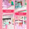 3D DIY Dream Princess Castle Villa Doll House 7