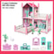3D DIY Dream Princess Castle Villa Doll House 8