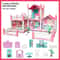 3D DIY Dream Princess Castle Villa Doll House 9