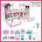 3D DIY Dream Princess Castle Villa Doll House 10