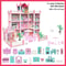 3D DIY Dream Princess Castle Villa Doll House 13