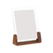 Walnut And Beech Acrylic UShape Photo Frame 16
