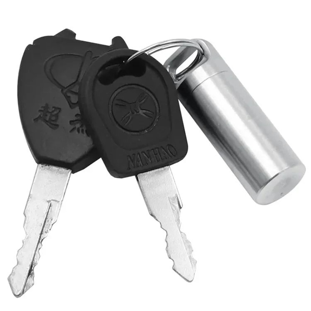 304 Stainless Steel Waterproof Mini Portable Sealed Container With Keychain 8