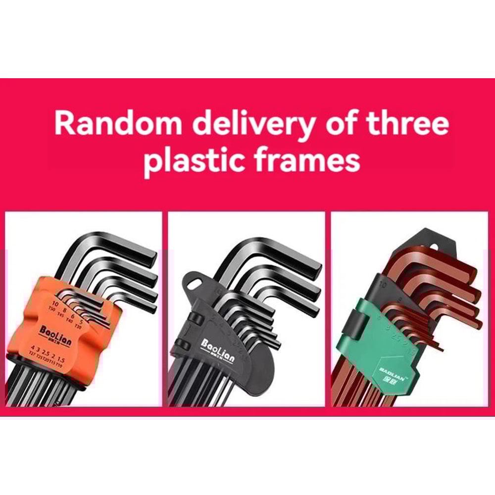 9pcs Long Ball End Hex Wrench Set 6