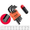 9pcs Long Ball End Hex Wrench Set 8