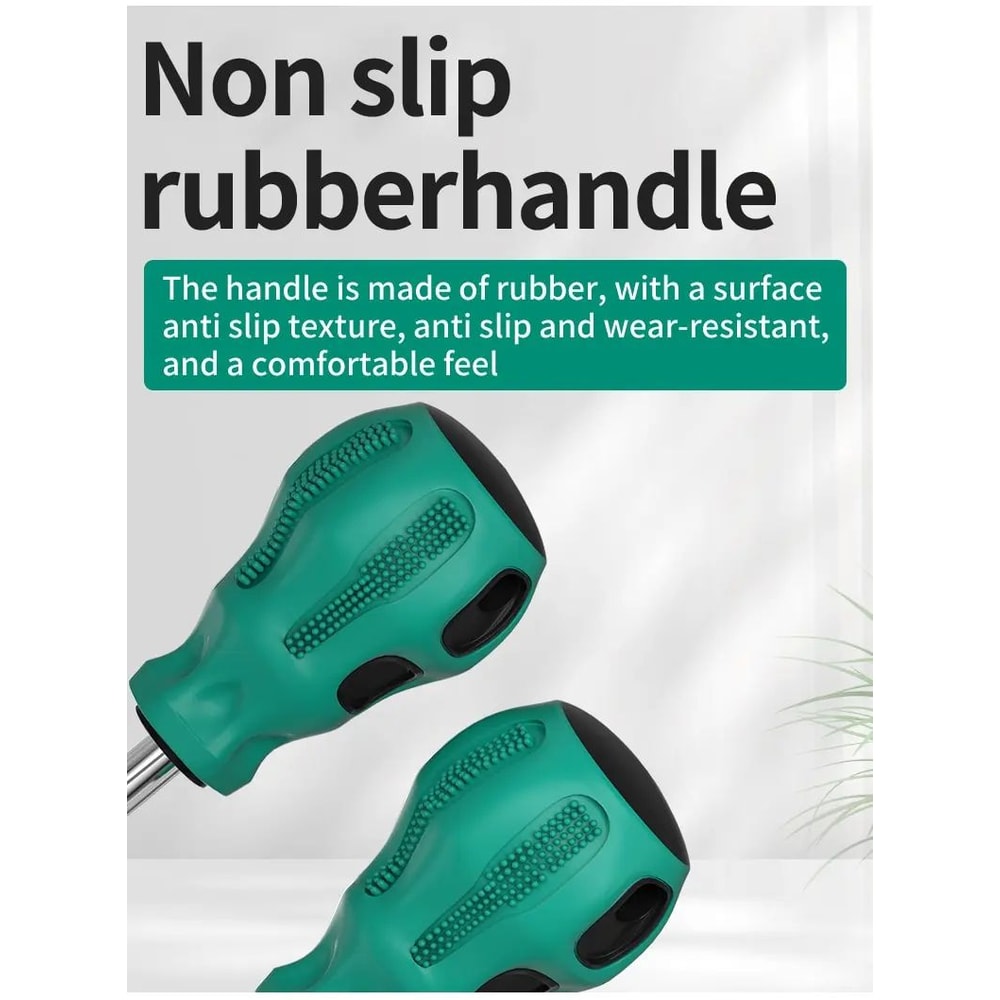 Magnetic Mini Short Handle Screwdriver Set 9