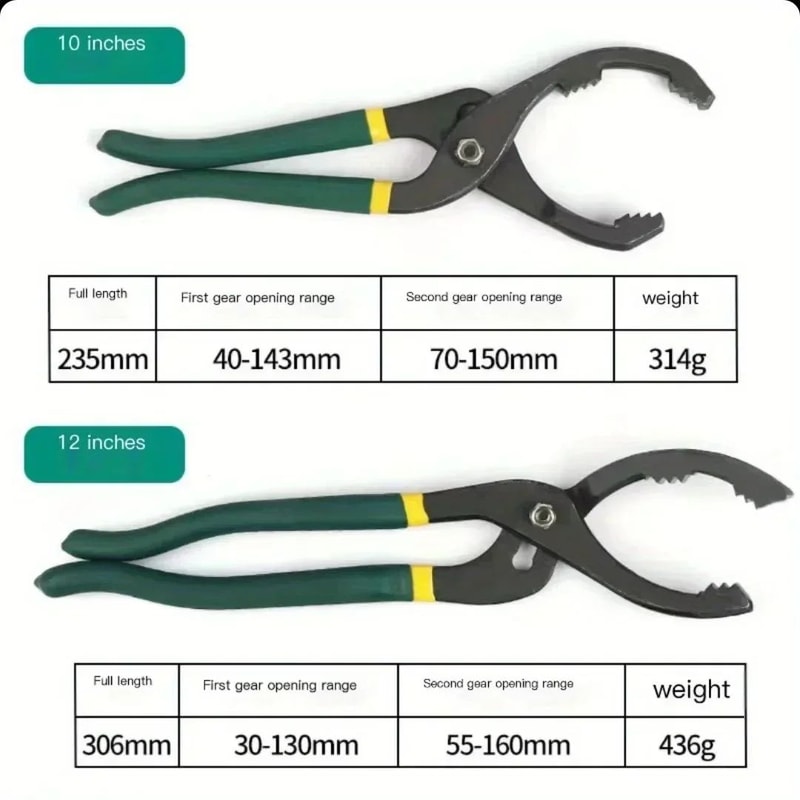 Adjustable Oil Filter Pliers Wrench 3