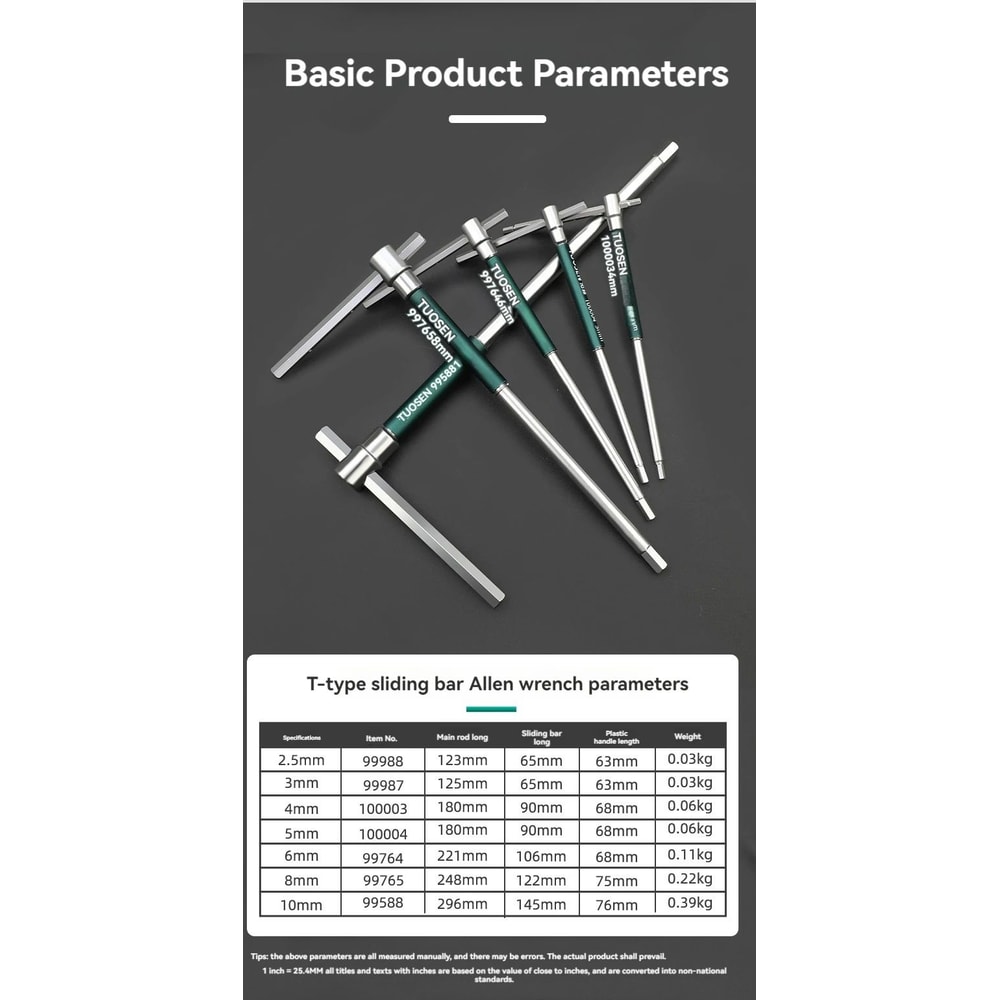 T Type Hex Torx Screwdriver Wrench 7