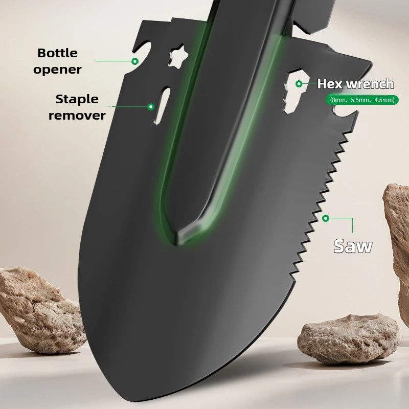 Multifunction Folding Camping Shovel 1