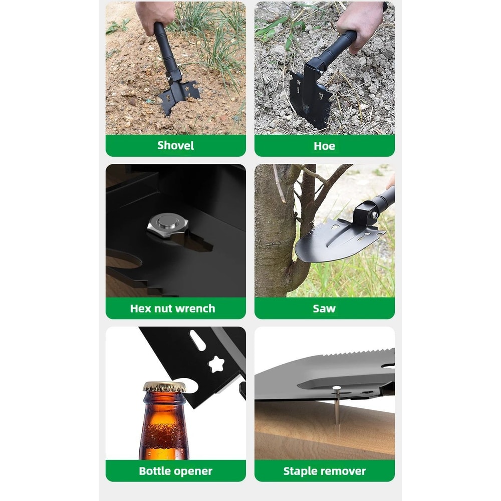 Multifunction Folding Camping Shovel 13