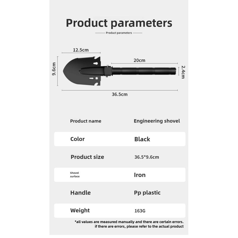 Multifunction Folding Camping Shovel 14