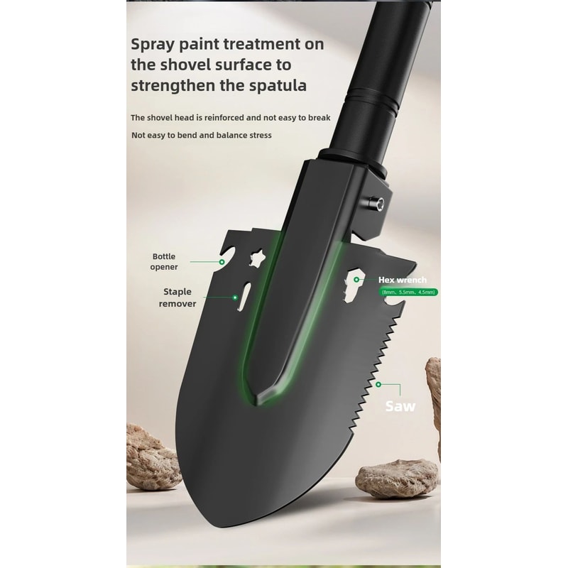 Multifunction Folding Camping Shovel 8