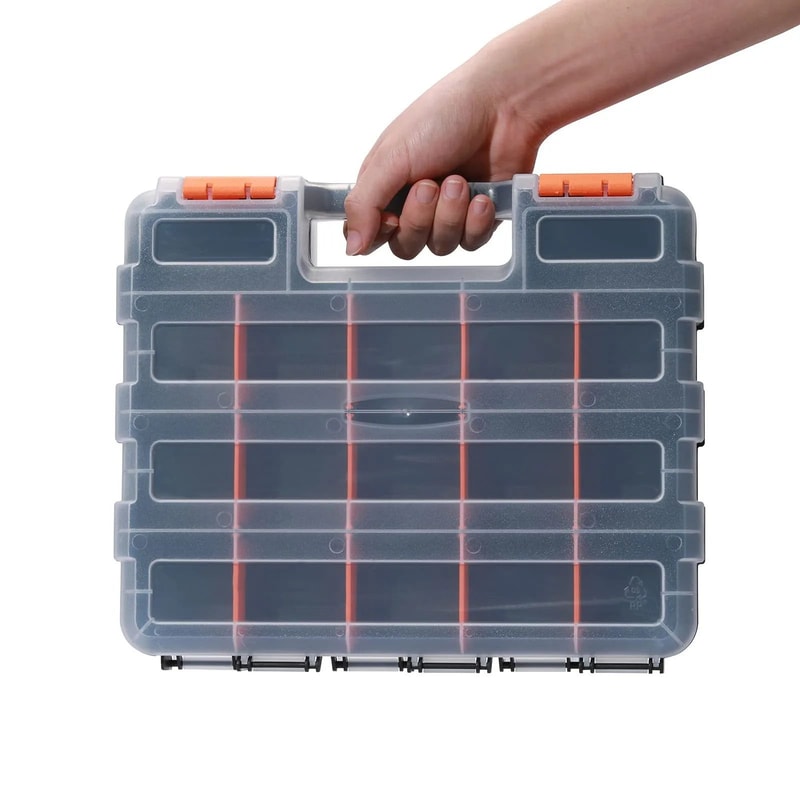 Double Sided Small Parts Tool Organizer 8