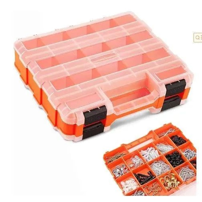 Double Sided Small Parts Tool Organizer 12