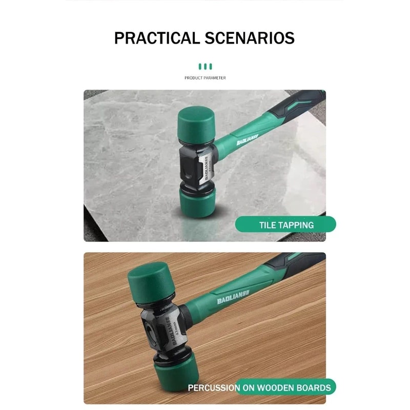 Multifunction Anti Vibration Rubber Hammer 11