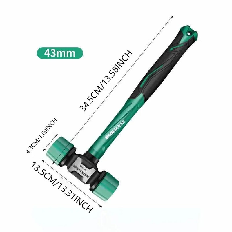 Multifunction Anti Vibration Rubber Hammer 15