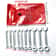 Mini Spanner Wrench Set With Key Ring 3