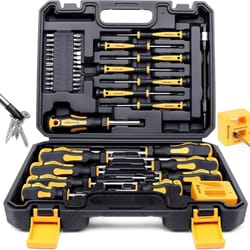 magnetic precision screwdriver set with case