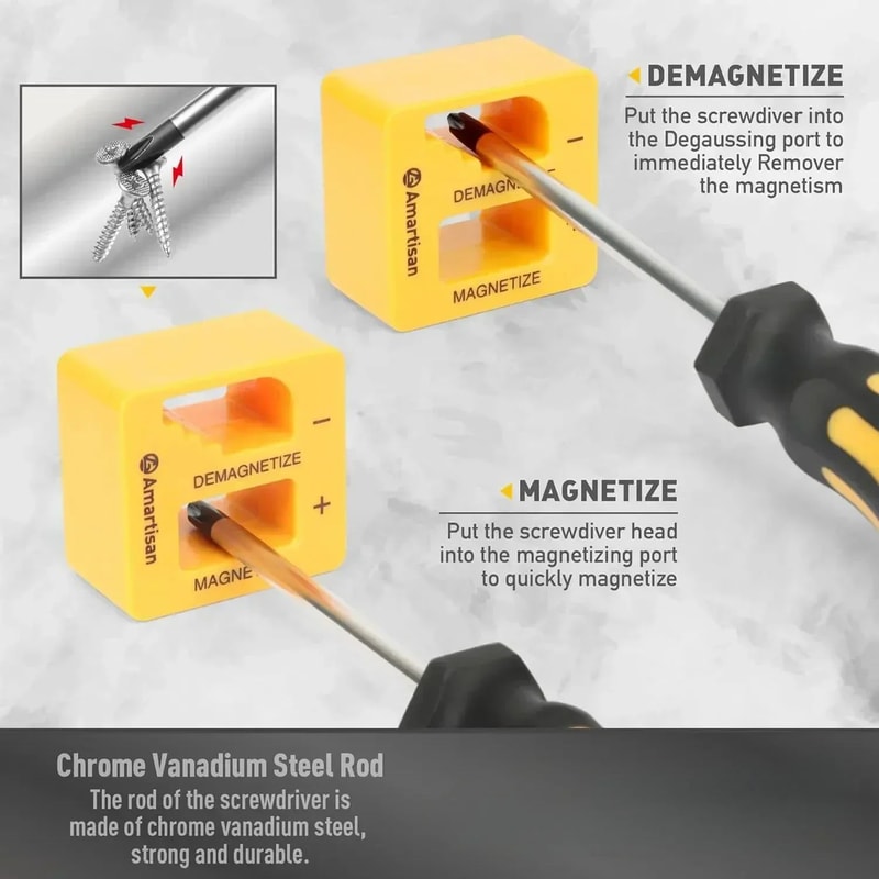 Magnetic Precision Screwdriver Set With Case 4