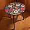 Mandala Wooden Round Side Table 1
