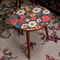 Mandala Wooden Round Side Table 4